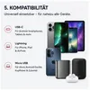 Câble de recharge 3 en 1 1,2 m USB vers USB-C Lightning Voir les images du produit 5