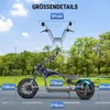 M1P E-Chopper Elektro-Kleinkraftrad 45 km/h, 2000W, 60V Produktbild-Vorschau 7