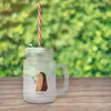 Mr. & Mrs. Panda Glas Igel Blumen - Transparent - Geschenk, Produktbild-Vorschau 2