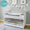 Babybett Beistellbett mit Schublade Hausbett Kinderbett Produktbild-Vorschau 4