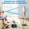 5Rcom TV-Ständer mit Rollen und Holzablage Geeignet für Produktbild-Vorschau 2