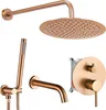 Unterputz Wannen-/Duschgarnitur Rea LUNGO brushed copper + Produktbild-Vorschau 1