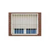 Fenstergitter ausziehbar 95 × 95 bis 165 × 165 cm Weiß – Produktbild-Vorschau 3