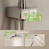 A close-up of a modern shower system with two different spray modes illustrated. Anteprima dell’immagine prodotto