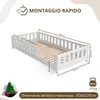 Crazy Pine Letto per Bambini 100x200 cm – Letto Montessori Anteprima dell’immagine prodotto 2