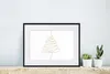 MuchoWow® Gerahmtes Poster Winter - Baum - Perlen 40x30 cm Produktbild-Vorschau 6