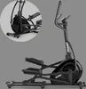 A black Zipro Session electromagnetic crosstrainer is shown against a plain gray background. A close-up inset of the front of the crosstrainer is visible in the top-left corner. Podgląd zdjęcia produktu