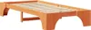 A wooden bed frame with slats, shown from a slightly elevated side angle against a white background. Produktbild-Vorschau