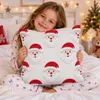vánoční povlak na polštář 45x45 Santa Claus dekorativní Náhled obrázku produktu 4