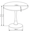 Ronde eettafel Carmelia, geschikt voor 4 personen, diameter Productafbeelding-voorbeeld 12