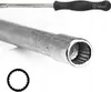 A close-up view of a carburetor adjustment tool and a diagram of its spline head. Produktbild-Vorschau