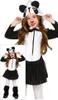 A young girl wearing a panda costume, posing for the camera. Produktbild-Vorschau