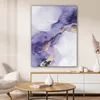 MuchoWow® - Leinwandbilder - Lila - Modern - Marmor - Produktbild-Vorschau 6