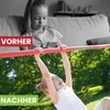 Turnreck aus Rundholz mit Reckstange rot Kletterstange Produktbild-Vorschau 4