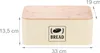 Relaxdays Brotkasten, Bambusdeckel, Metall, HxBxT: 13,5 x Produktbild-Vorschau 4