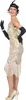 20's Charleston Kleid Deluxe Weiß S-M Produktbild-Vorschau 2