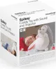 The packaging of a cuddly toy with sound and projector, showing a baby sleeping next to the toy. Voir les images du produit