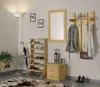 Garderobenpaneel Flurgarderobe Kleiderhaken aus Kiefer Produktbild-Vorschau 2