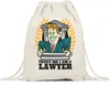 Lawyer Turnbeutel Gymsack  Law Lawyer Anwalt Gericht Gesetz Produktbild-Vorschau 1