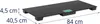 Veterinär-Plattformwaage für Tiere 84 x 40,5 cm 150 kg / 50 Produktbild-Vorschau 7