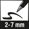 edding marker permanentny 500 4-500009 2-7mm końcówka Podgląd zdjęcia produktu 18