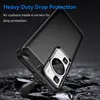 Huawei P60 / P60 Pro Hülle, Carbon-Faser TPU Silikon Produktbild-Vorschau 6