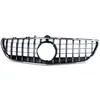 Sport Kühlergrill Chrom Schwarz glänzend für Mercedes CLS Produktbild-Vorschau 2