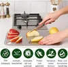 2 Stš¹ck Stainless Steel Cutting Board, 25x15 cm Titan Produktbild-Vorschau 3