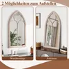 COSTWAY Farmhouse Ramy okienne Lustro, wypukłe lustro Podgląd zdjęcia produktu 6