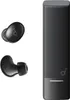 A pair of black wireless earbuds and their charging case are displayed against a white background. Náhľad obrázku produktu