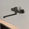 CECIPA Küche Wasserhahn,  Wandmontage-Küchenarmatur mit 2 Produktbild-Vorschau 2