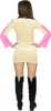 y 80er Jahre Kleid für Damen Gr. XS-L, Größe:M Produktbild-Vorschau 3