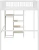 MODFU Lit Mezzanine 140x200 Cm - Lit Double Avec Rangements Voir les images du produit 8