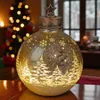 formano LED Deko-Kugel Frosty Gold 35 cm Glaskugel in Produktbild-Vorschau 3