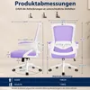 Bürostuhl Schreibtischstuhl mit klappbaren Armlehnen & Produktbild-Vorschau 11