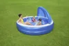 Family Pool "Summer Days", Ø 241cm x 140cm (blau/weiß) Produktbild-Vorschau 15