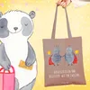 Mr. & Mrs. Panda Baumwolltasche Sternzeichen Zwilling - Produktbild-Vorschau 2