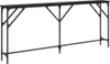 A black console table against a white background. Náhled obrázku produktu