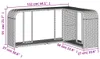 vidaXL Outdoor-Regale 2 Stk. Beige Poly Rattan Produktbild-Vorschau 8