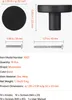 VEVOR Schrankknöpfe, 10er Pack, 32 mm schwarze Produktbild-Vorschau 7