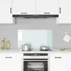 vidaXL Alzatina da cucina in vetro temperato bianco 90x50 Anteprima dell’immagine prodotto 1