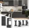 Mikrowellenschrank Vicco Fame-Line Anthrazit Landhaus 60 Produktbild-Vorschau 2