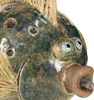Keramik Fisch Wasserspeier Blau Braun Garten Deko Produktbild-Vorschau 2