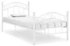 vidaXL Posteľ biela kovová 100x200 cm Náhľad obrázku produktu 7