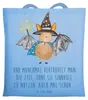 Mr. & Mrs. Panda Shopping Tasche Fledermaus Zauberer - Sky Produktbild-Vorschau 1