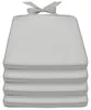 Beautissu Set di 4 cuscini per sedia Pia, 40x45 cm, grigio Anteprima dell’immagine prodotto 1