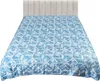Tagesdecke Überwurf Bettüberwurf 220x240 Blau Weiß Wolken Produktbild-Vorschau 3