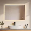 EMKE LED Badspiegel 80x60cm mit Beleuchtung 3 Lichtfarbe Produktbild-Vorschau 1