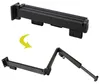Wand-Wäschetrockner, ausziehbar, 18 Haken, 128 cm, schwarz Voir les images du produit