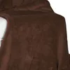 Couverture douillette Beautissu Aurelia marron foncé, 150 x Voir les images du produit 3